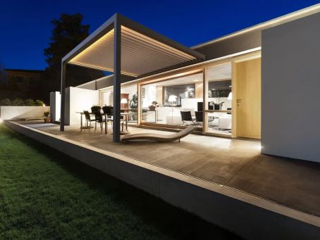 Pergola Bioclimatique sur mesure installée en Drôme par ADF26