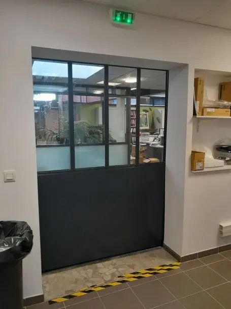 Verrière atelier en acier sur mesure en Drôme par ADF26