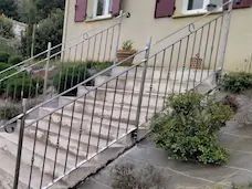Main courante sur mesure pour escalier extérieur à Valence-ADF26